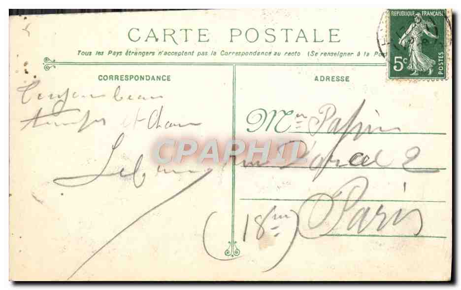 Hyères les Palmiers — Vue Générale — Phot. Louis Bous — Ton.05 — Verso