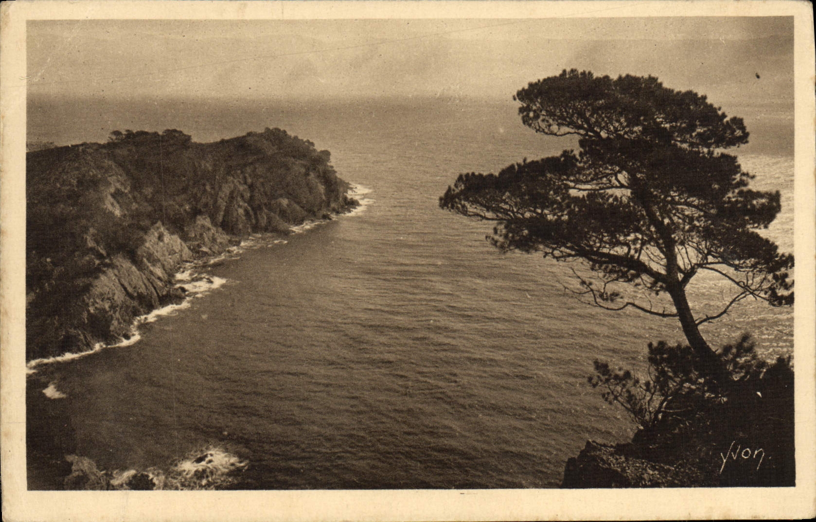 CPA Hyeres Les Iles Porqueroiles Pointe de l'Oustaou de Diou