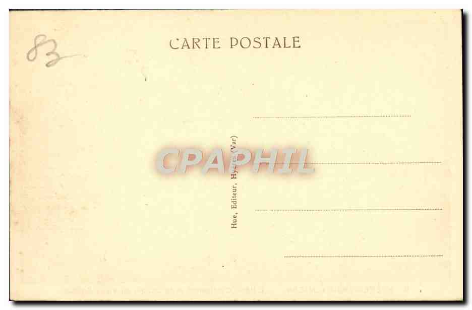 Hyères-les-Palmiers — L'Hôtel Continental et la Colline du Vieux Château — Hue — Reverso