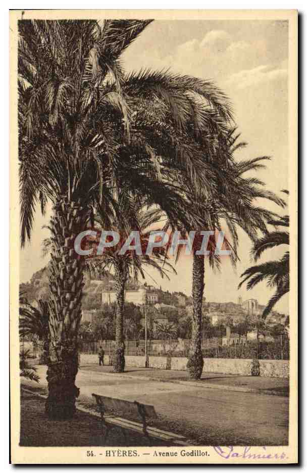Hyères — Avenue Godillot — Calmiers, éditeur n°54