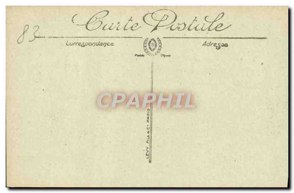 CPA Hyeres L'Ermitage La Croix de la Mission — Rückseite