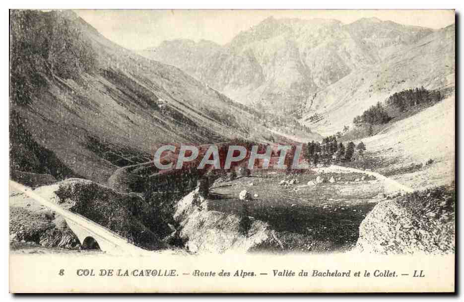 Col de la Cavolle — Route des Alpes — Vallée du Bachelard et le Collet — LL