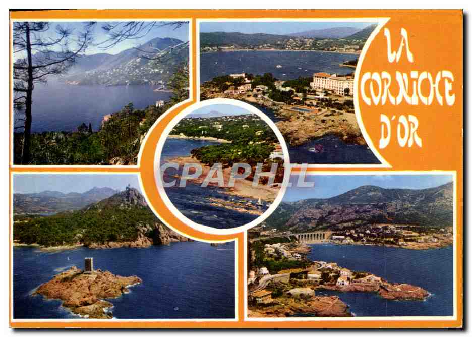 CPM La corniche d'or Le Trayas Le Dramont L'ile d'or Le semaphore 