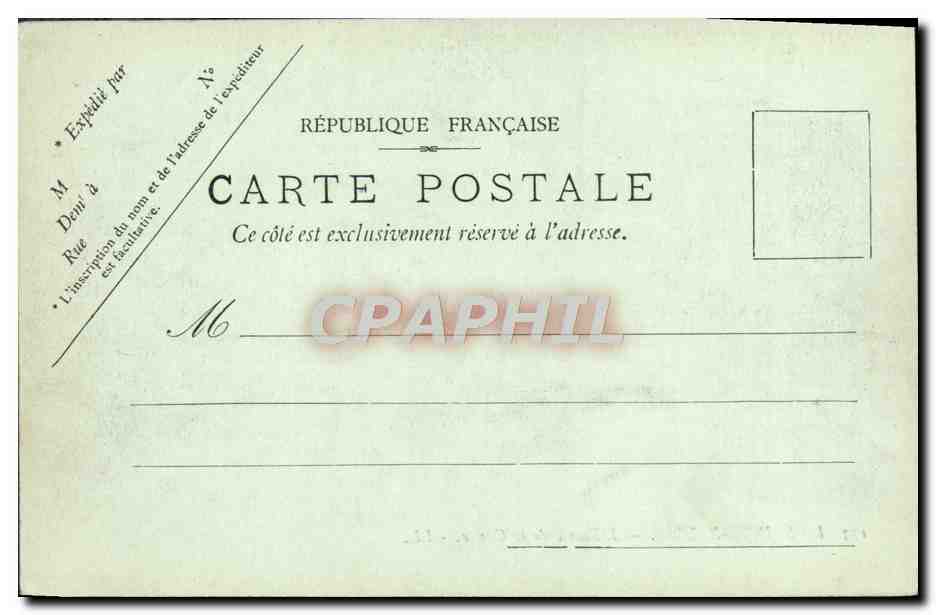 CPA La Sainte Baume L'Emtree de la Grolte — Verso