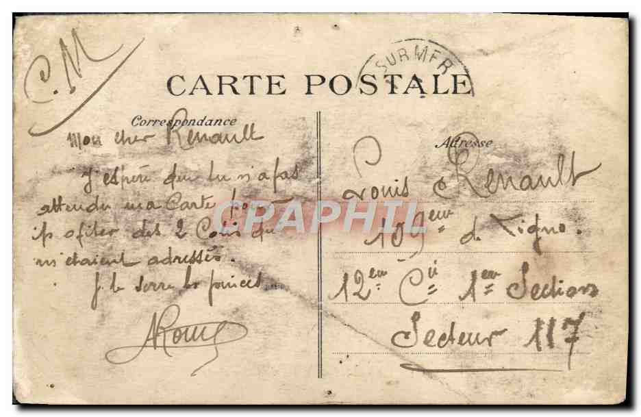 CPA La Seyne Sur Mer Rue Hocbe — Reverso