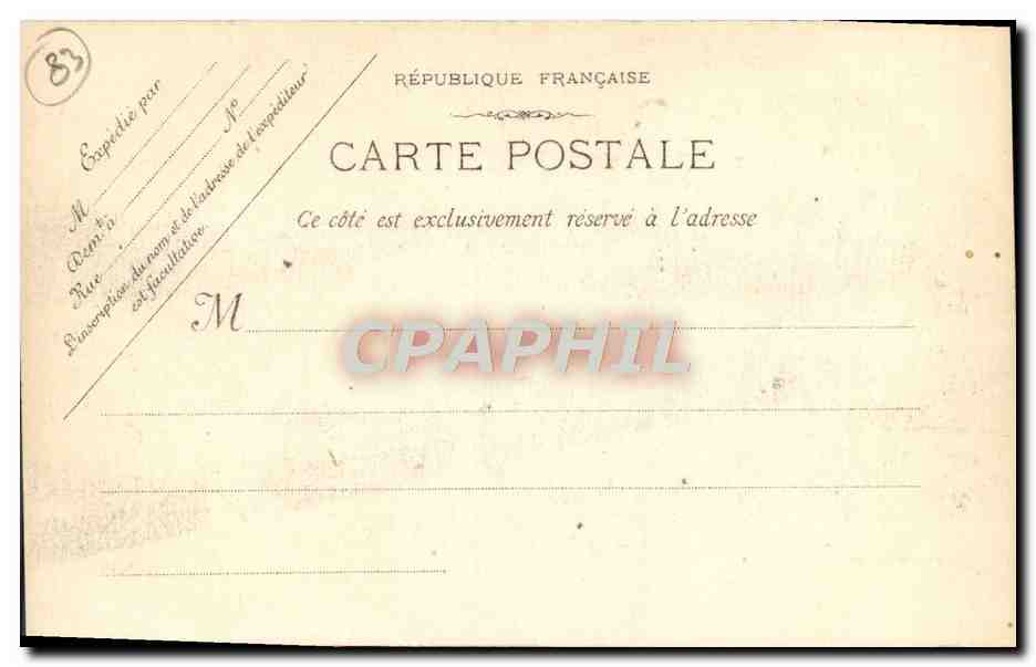 CPA La Seyne Le Port Bateaux — Rückseite