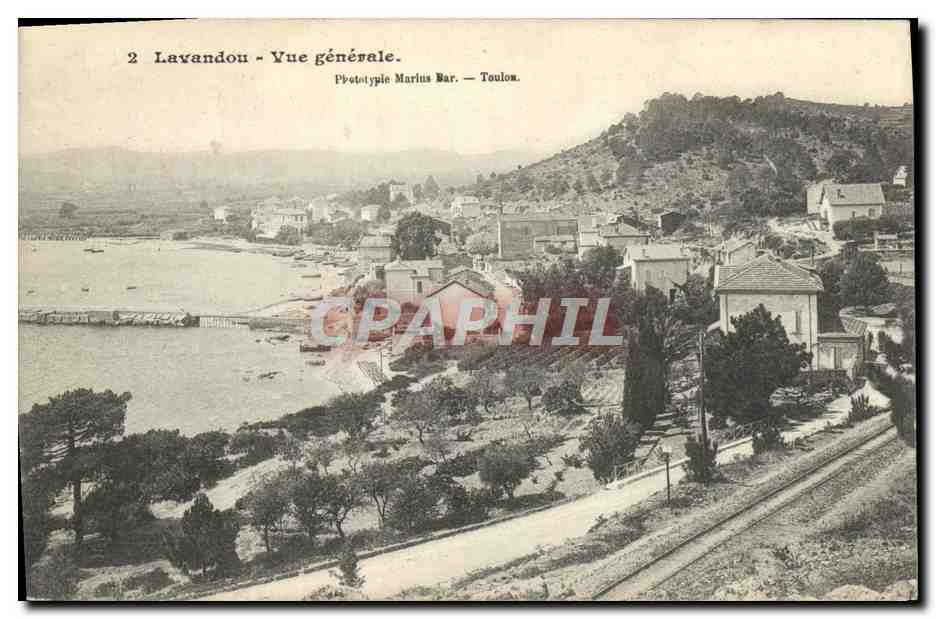 Lavandou - Vue générale — Phototypie Marius Bar, Toulouse
