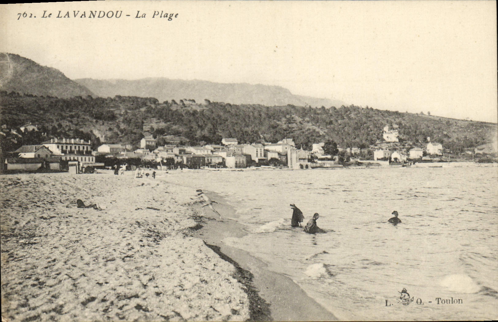 CPA Le Lavandou La Plage