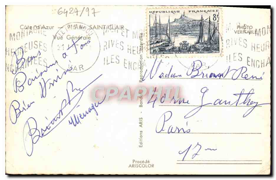 CPM Saint Clair Vue Generale — Rückseite