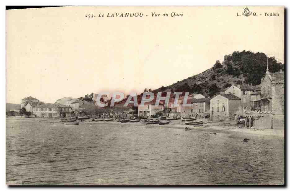 Le Lavandou - Vue du Quai — L. Q. - Toulon, n° 253