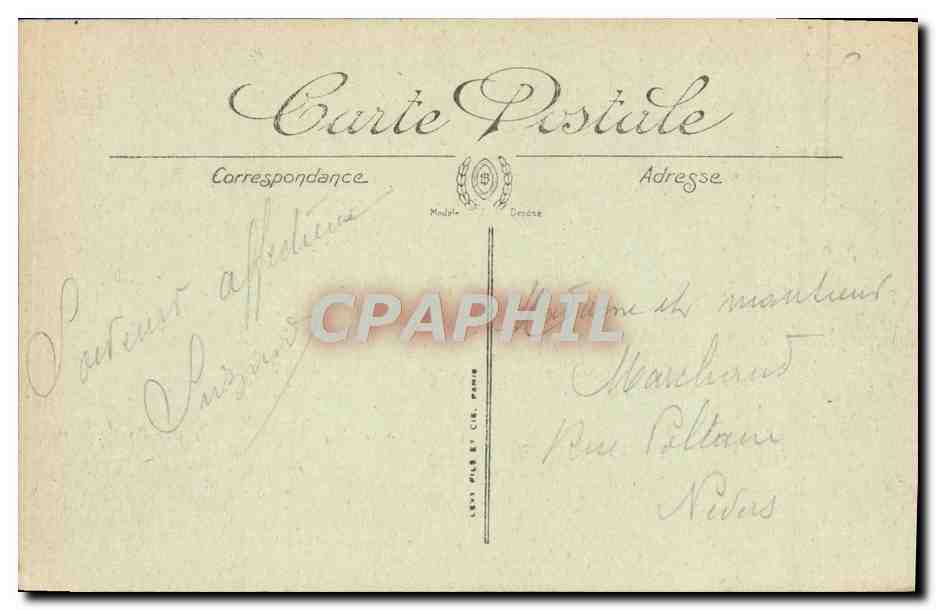 CPA Le Mourillon Ailee des Palmiers — Rückseite