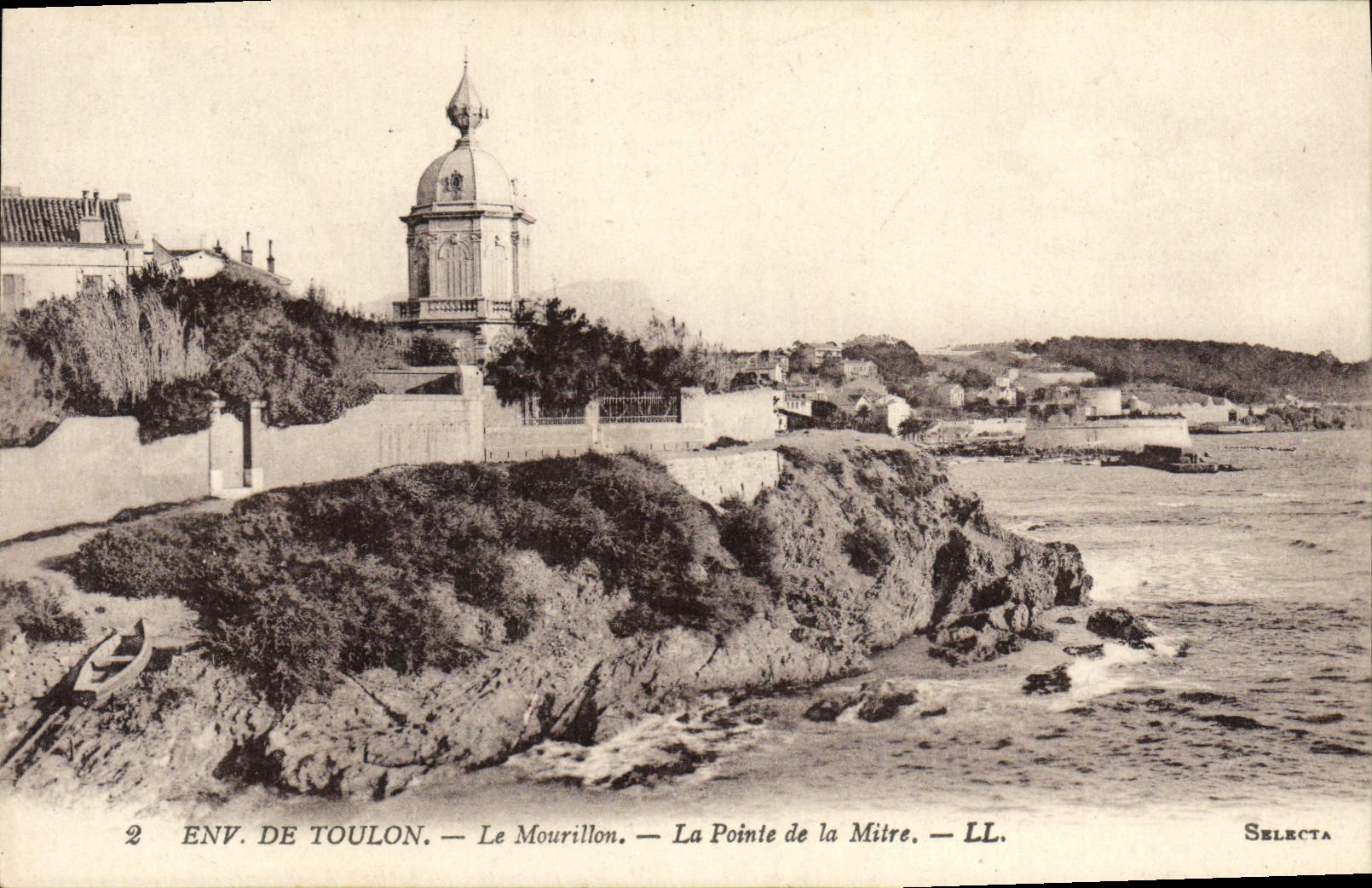 CPA Environs de Toulon Le Mourillon La Pointe de La Mitre