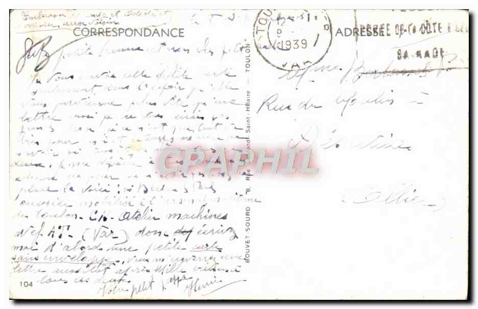 Environs de Toulon – LE MOURILLON — Éditeur : LE MOURILLON — Reverso