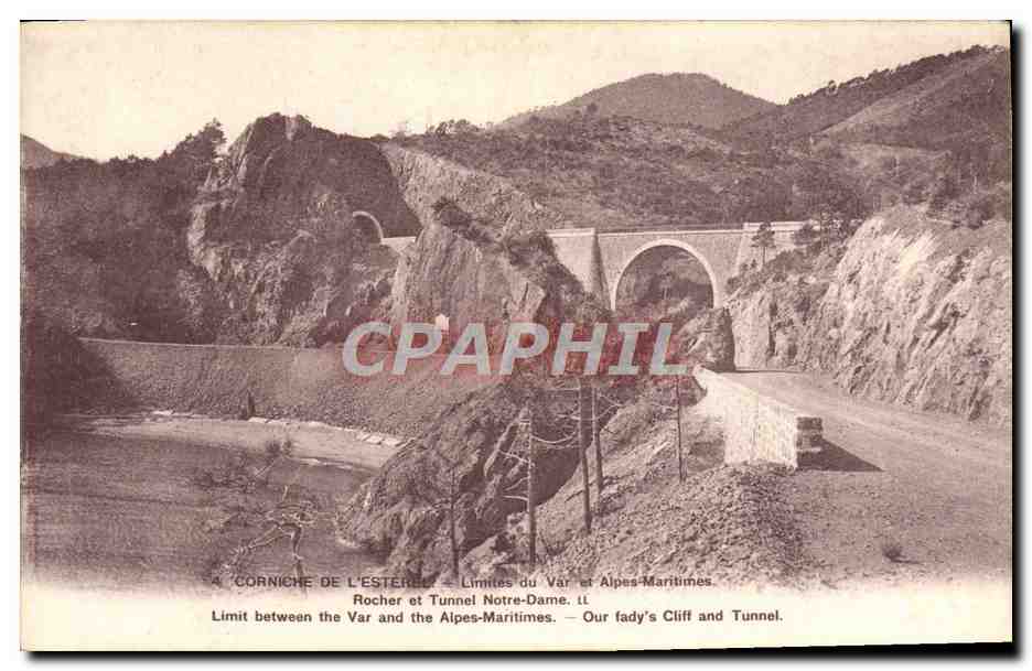 Corniche de l'Estérel — Limites du Var et Alpes-Maritimes — Éditeur : Levy & Neuburin Réunis, Paris