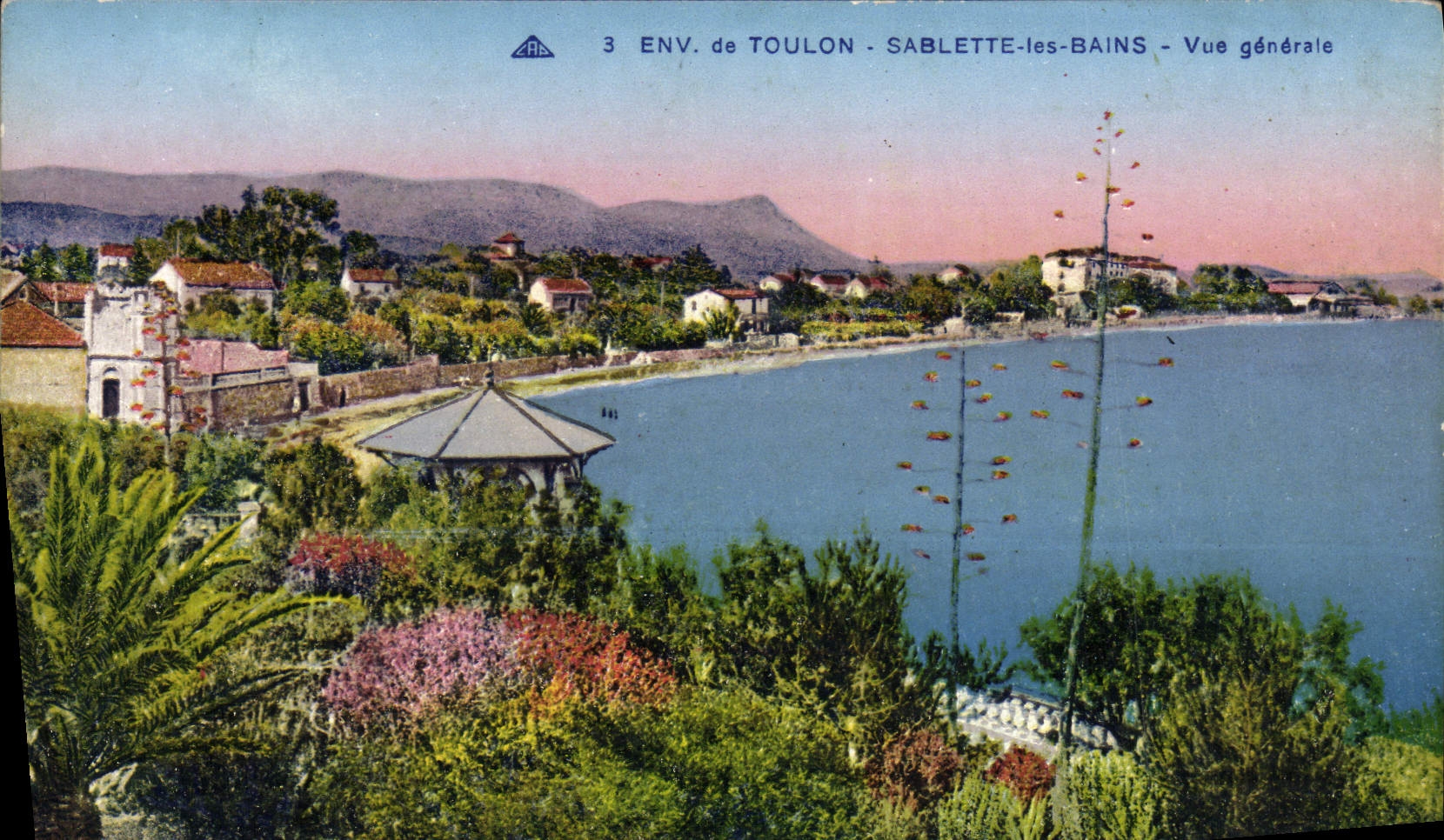CPA Environs de Toulon Sablette les Bains Vue Generale