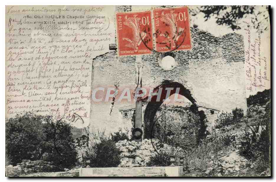 CPA Ollioules Chapelle gothique