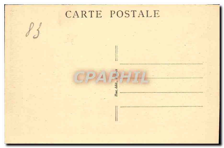 CPM Port Cros Rochers et falaises vers la Plage de la Fausse Monnaie — Rückseite