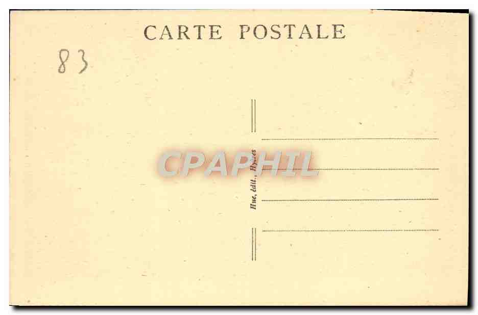 Port-Cros — Die prächtige Bucht, ihre unvergleichliche Grünheit — Verleger Rue, Verleger Houdes, Nr. 172 — Rückseite