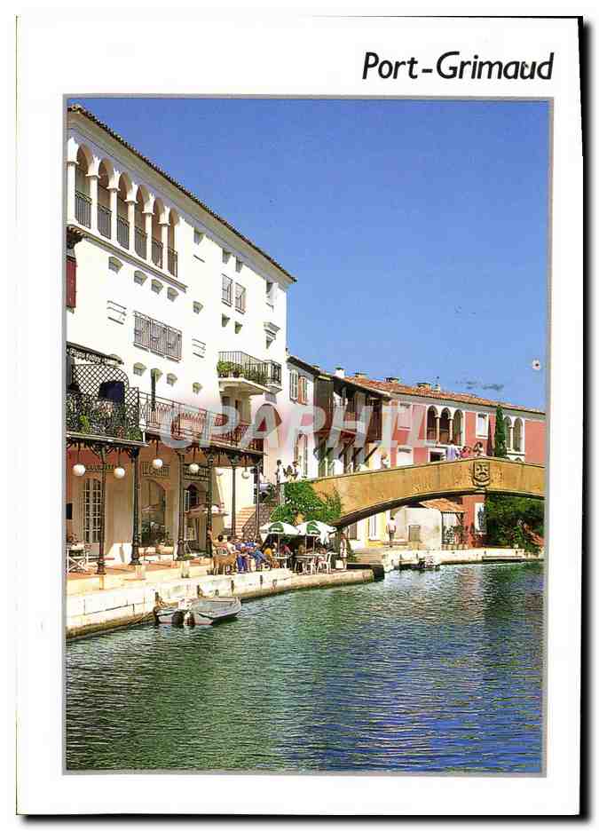 Port-Grimaud — Cité lacustre — Éditeur : Étige et Manera S.A. - Anverso