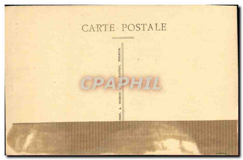 CPA Roquebrune Cap Martin Ancien Coin des Remparis — Rückseite