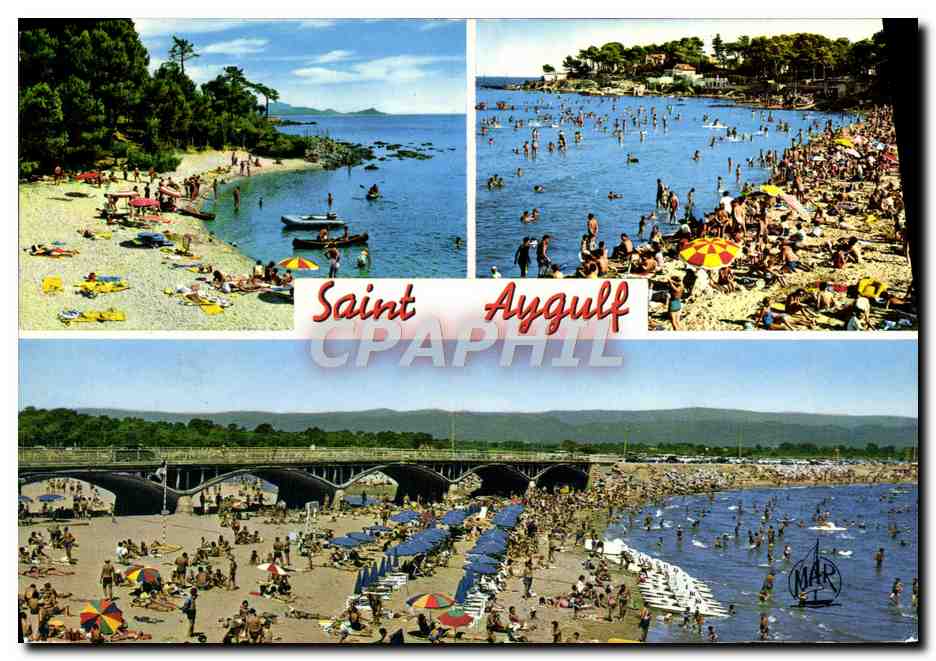 CPM Saint Aygulf La plage du Four a Chaux La plage La grande plage