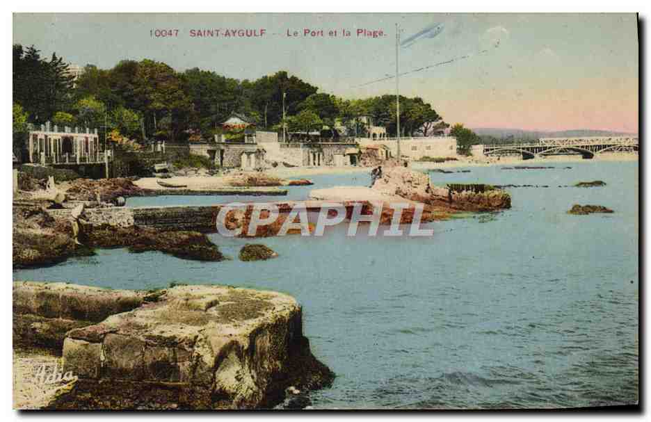 CPA Saint Aygulf Le Port et la Plage
