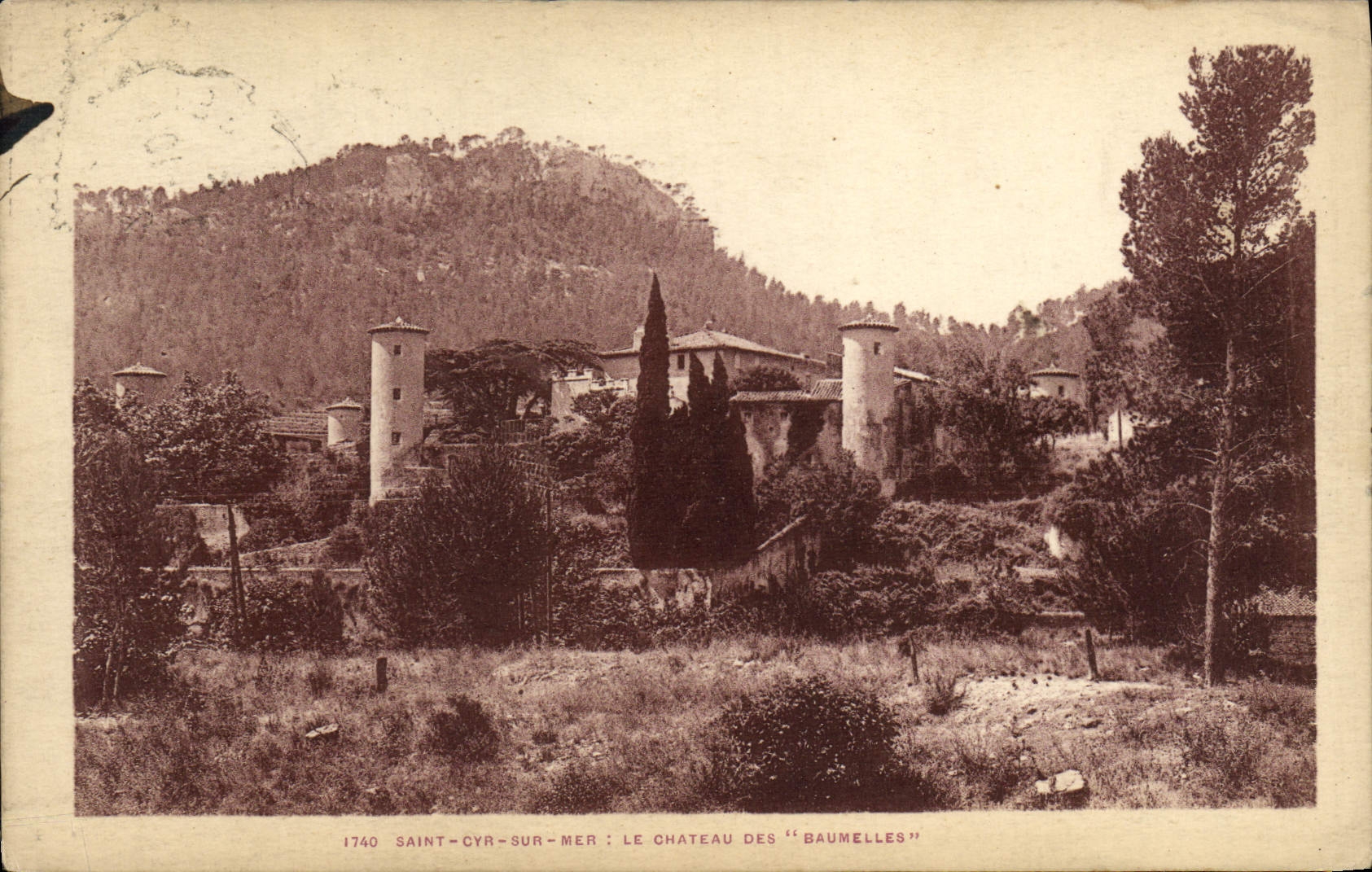 CPA Saint Cyr Sur Mer Le Chateau des Baumelles