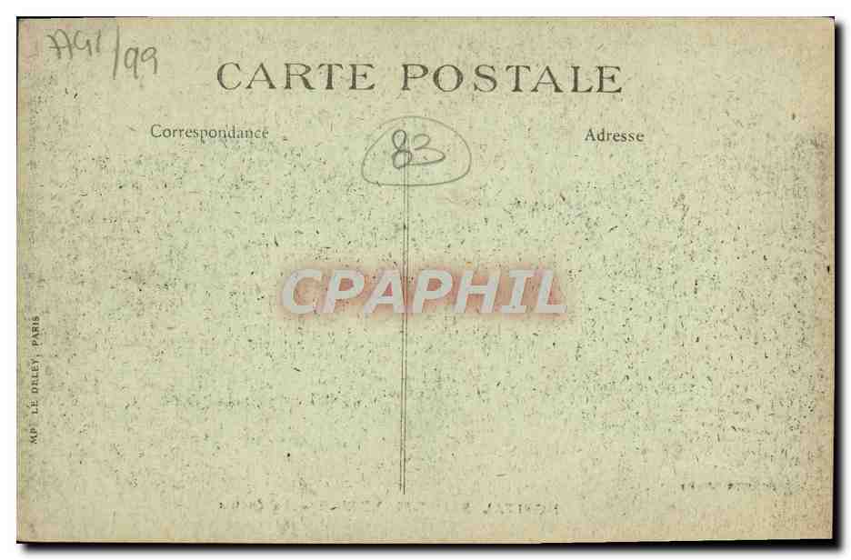 CPA Hopital Saint Mandrier La Cantine — Rückseite