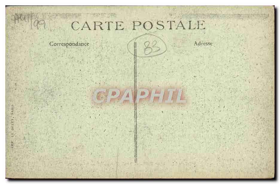 CPA Hopital Saint Mandrier L'Allee Principale — Rückseite