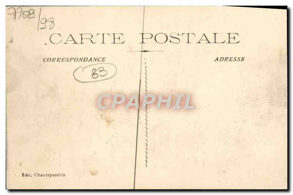 CPA St Mandrier Hopital Maritime — Rückseite