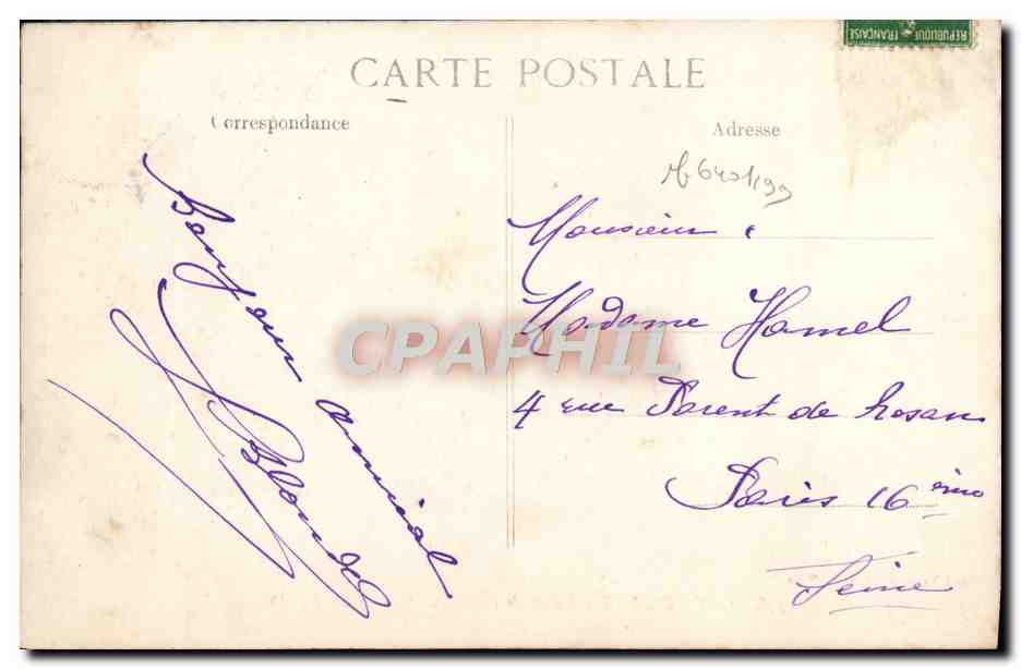 Côte d'Azur - Massif de l'Estérel — Route d'Italie — Paul Vasseur, édit. Nice, n°1346 — Rückseite