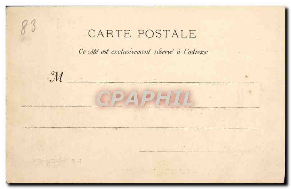 CPA Saint Raphael L'Eglise — Back