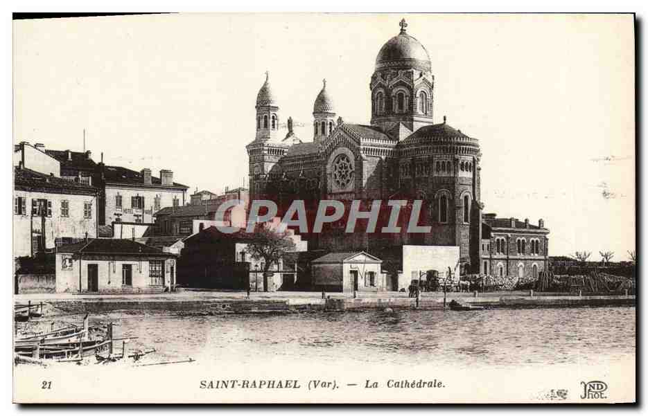 CPA Saint Raphael La Cathedrale