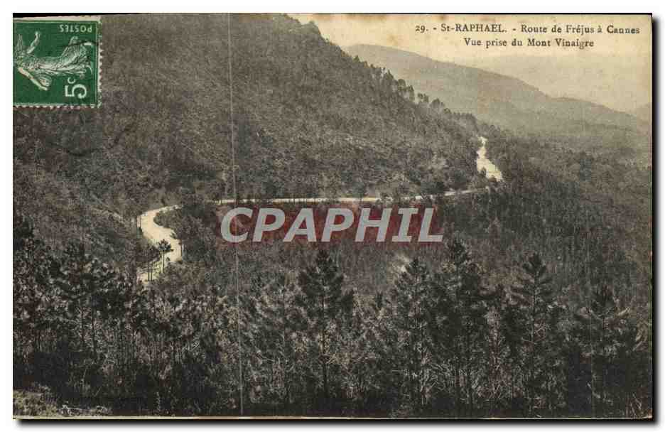 St-RAPHAEL - Route de Fréjus à Cannes - Vue prise du Mont Vinalgre