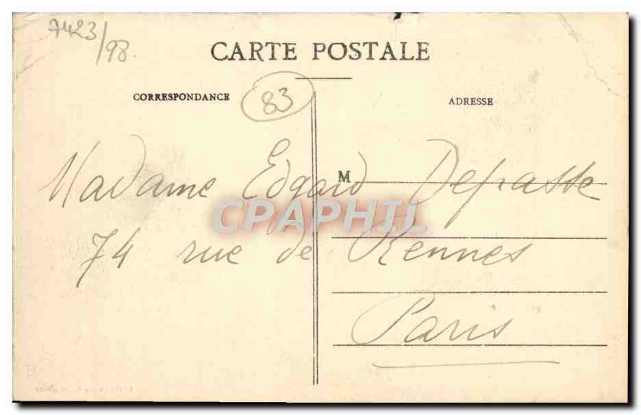 CPA St Raphael L'Oustalet du Capelan Maison ou Ch Gounod a compose Romeo et Juliette — Rückseite