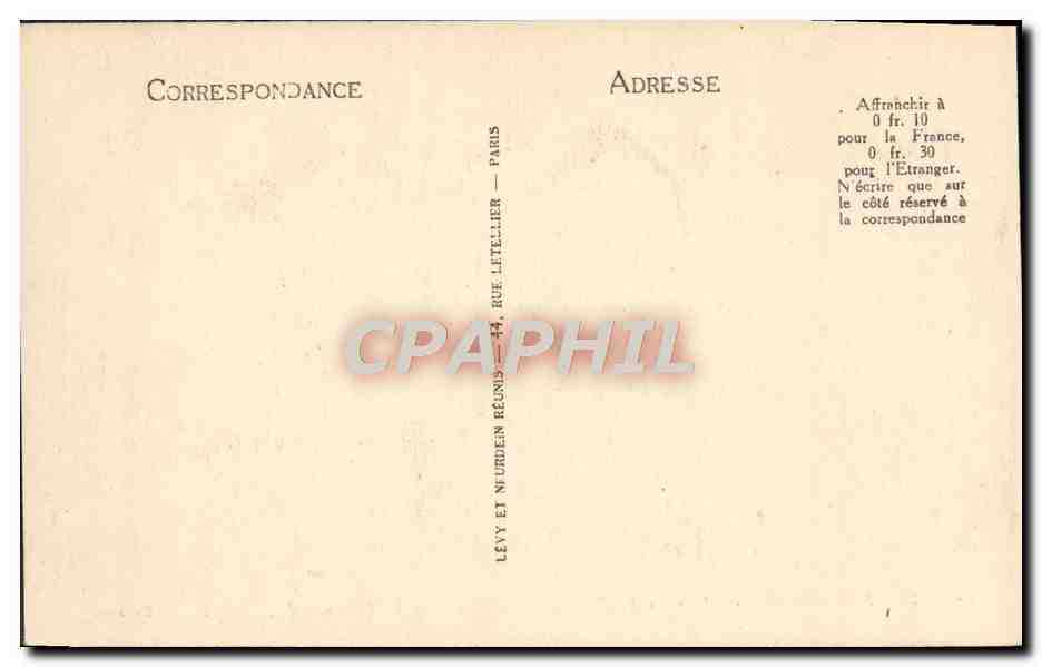 CPA Saint Raphael Le Boulevard Felix Martin et les Quais — Back