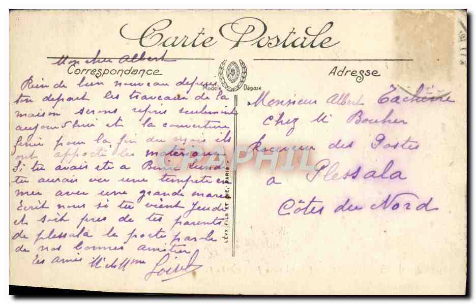 Saint-Raphaël — L'Hôtel Beau-Rivage et les Villas — Lévy Fils et Cie, Paris, n°48 — Reverso
