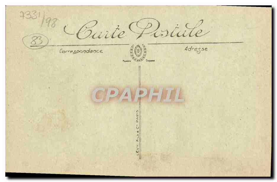 CPA Saint Raphael Le Boulevard Felix Martin et les Quais  — Rückseite