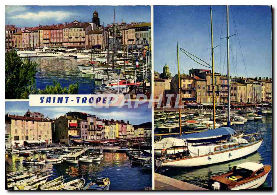Saint-Tropez — Hafen und Kai — Éditions Rellacolor