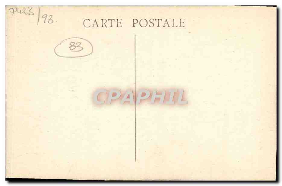 St-ZACHARIE (Var) - Hôtel Château de Mont-Vert - Édit. E. Reboul — Verso
