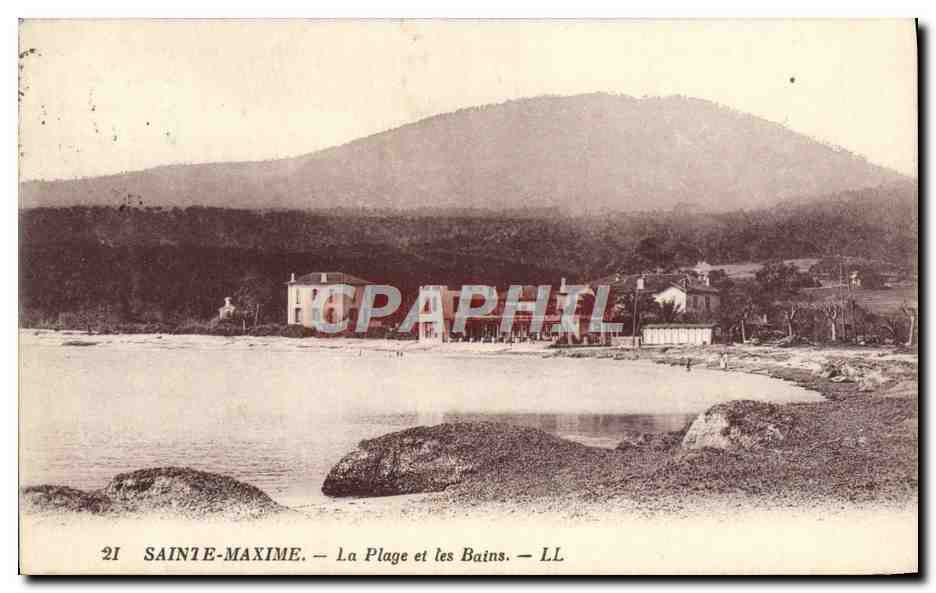 CPA Sainte Maxime La Plage et les Bains