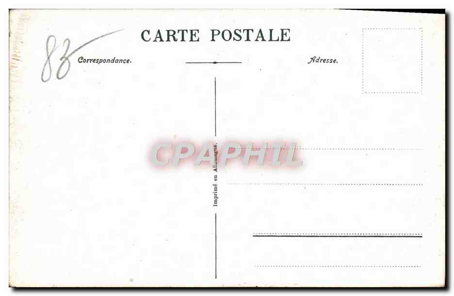 Les Sablettes — Tamaris — Environs de Toulon — n°121 — Imprimerie en Allemagne — Rückseite