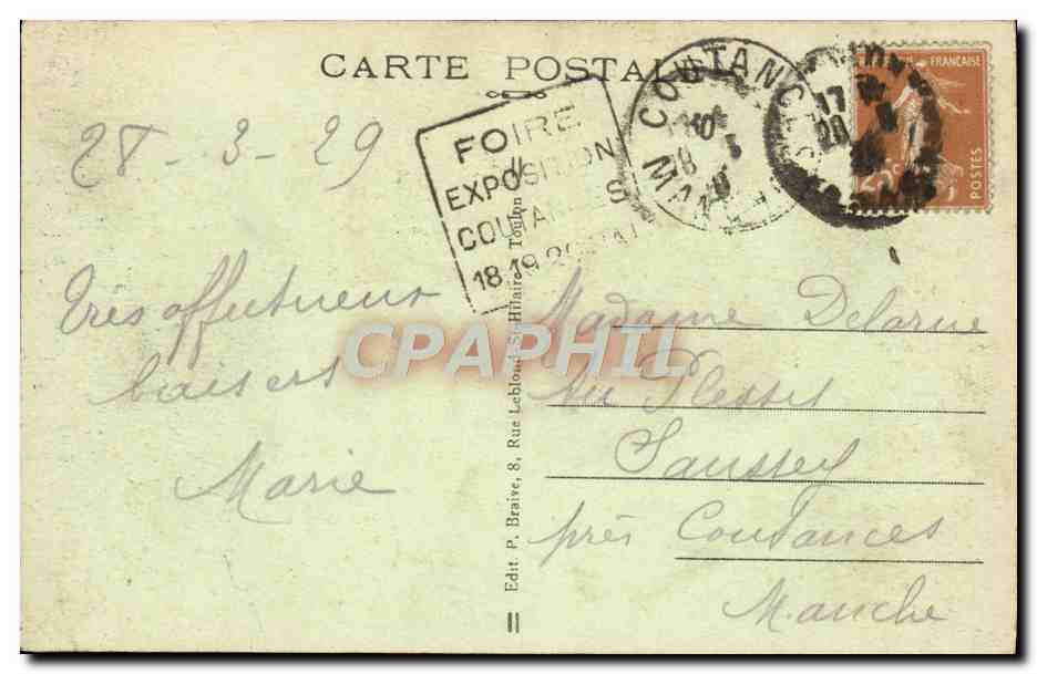Toulon — Vue générale — Éditeur P. Braive, n° 318 — Reverso