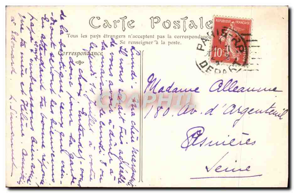 CPA Bonaparte Au Siege de Toulon Napoleon Batterie de la Convention Militaria  — Verso