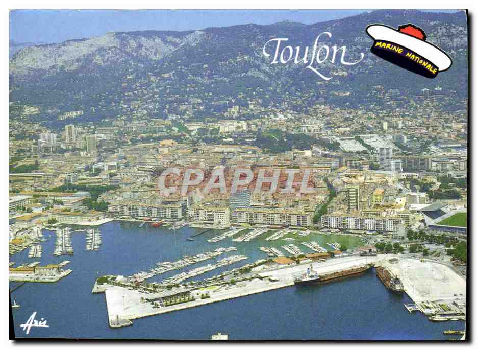 Toulon — Vue aérienne du port — Les Editions Aris, n° 3 546