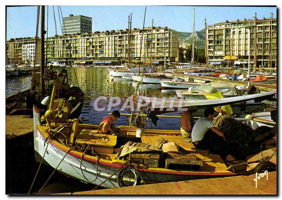 La Vieille Darse à Toulon — La Côte d'Azur, miracle de la nature — Éditions d'art S.P.A.D.E.M.
