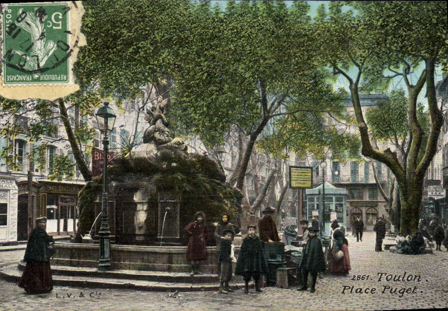 Place Puget — Toulon — L.V. & Cie, n° 2861