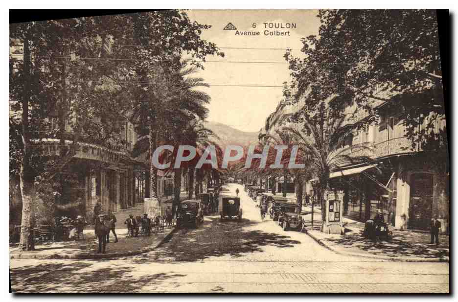 Toulon — Avenue Colbert — éditeur inconnu, n° de série 6