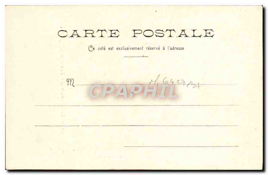 Toulon — Établissement des Postes et Télégraphes — Édition Levot et Cie — Rückseite