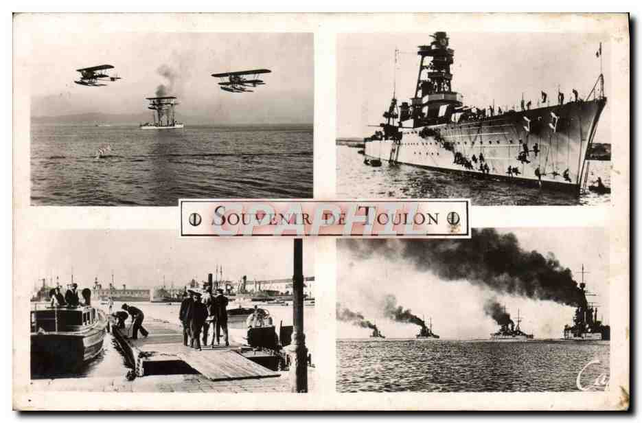 CPA Souvenir de Toulon Bateau Hydravion